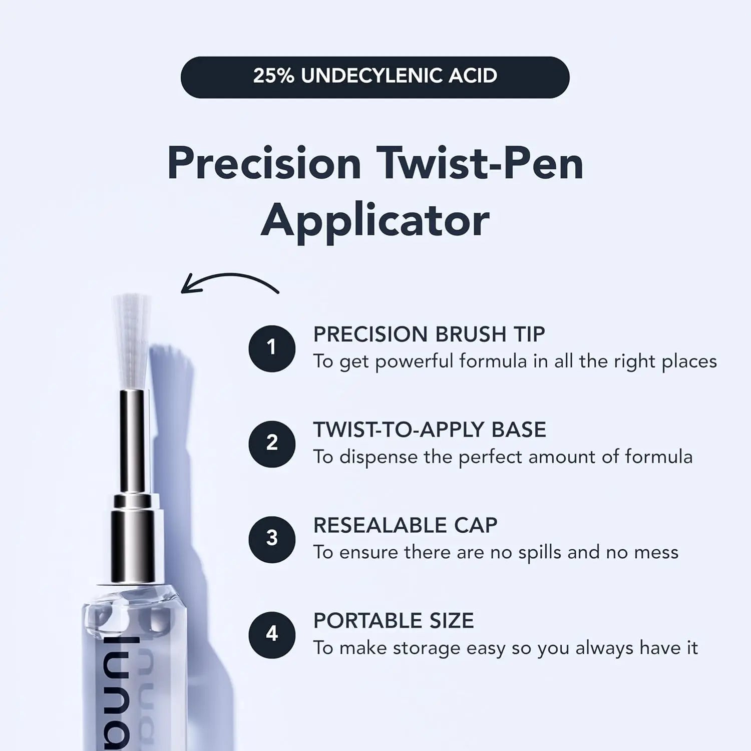 lunavia™ Toenail Fungus Pen | Official & Original Antifungal Pen Features